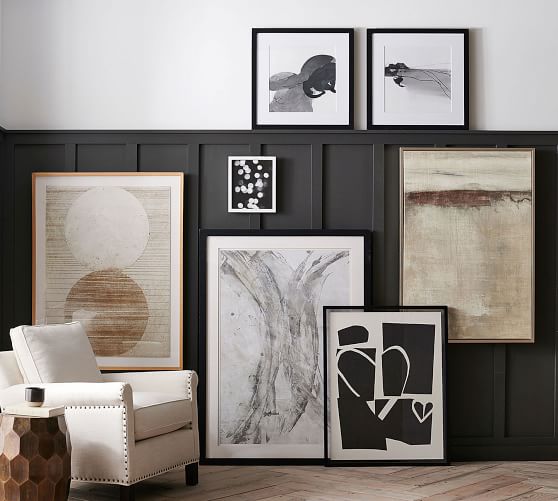 GREY FLORAL - Decorative paintings and prints – Diseniart